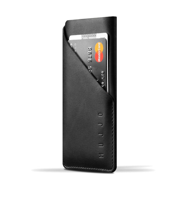 Mujjo Leather Wallet Sleeve Black