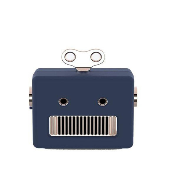 Qushini Robot Blue Wireless Speaker